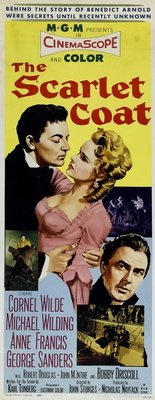 The Scarlet Coat movie poster (1955) Poster MOV_b25377bd