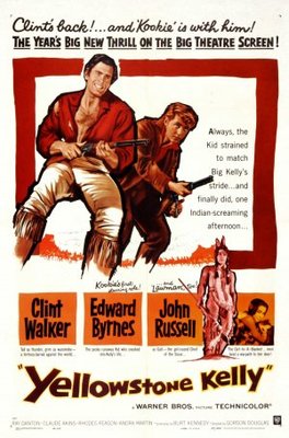 Yellowstone Kelly movie poster (1959) Stickers MOV_b25e6219