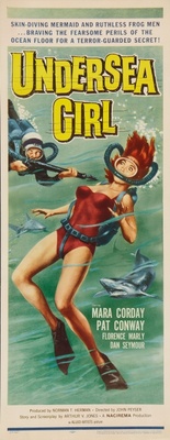 Undersea Girl movie poster (1957) Mouse Pad MOV_b25fc7cd