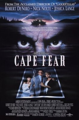 Cape Fear movie poster (1991) pillow