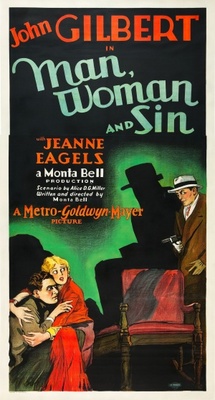 Man, Woman and Sin movie poster (1927) pillow