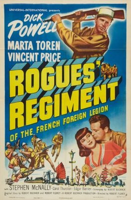 Rogues' Regiment movie poster (1948) wood print
