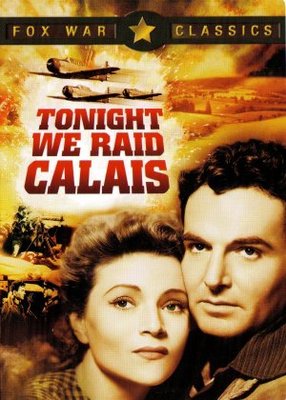Tonight We Raid Calais movie poster (1943) canvas poster