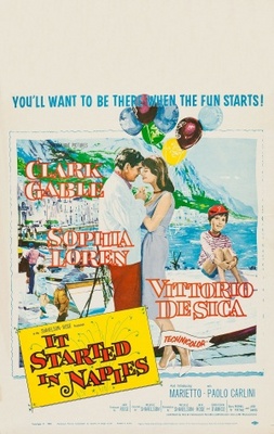 It Started in Naples movie poster (1960) pillow
