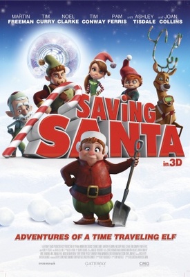 Saving Santa movie poster (2013) metal framed poster