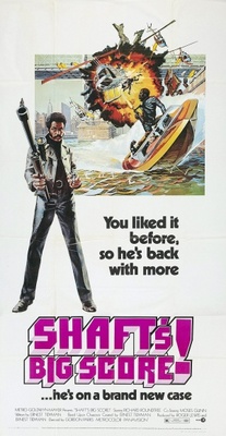 Shaft's Big Score! movie poster (1972) metal framed poster