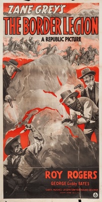 The Border Legion movie poster (1940) metal framed poster
