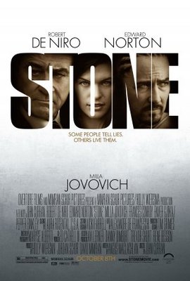Stone movie poster (2010) pillow