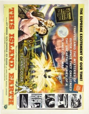 This Island Earth movie poster (1955) wood print