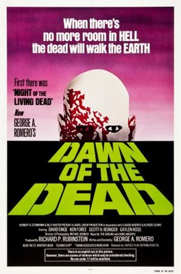 Dawn of the Dead movie poster (1978) metal framed poster
