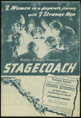Stagecoach movie poster (1939) mouse pad