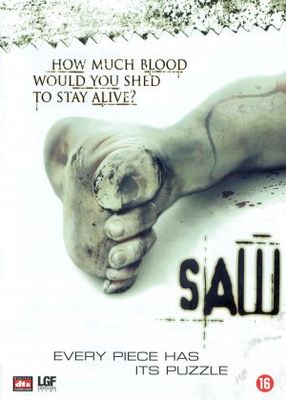Saw movie poster (2004) Mouse Pad MOV_b2de4cac