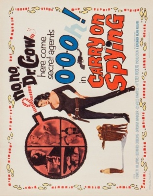Carry on Spying movie poster (1964) metal framed poster