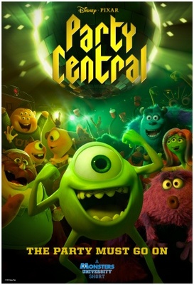 Party Central movie poster (2014) wood print