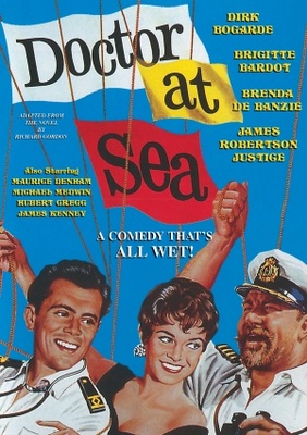 Doctor at Sea movie poster (1955) pillow