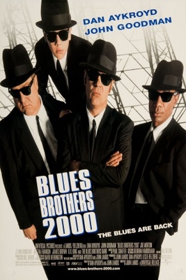 Blues Brothers 2000 movie poster (1998) wooden framed poster