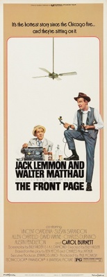 The Front Page movie poster (1974) pillow