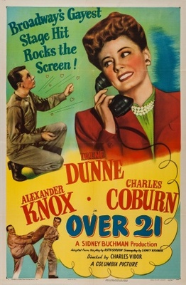 Over 21 movie poster (1945) pillow