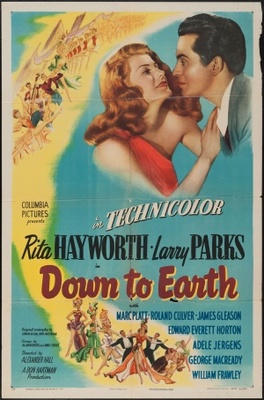 Down to Earth movie poster (1947) canvas poster