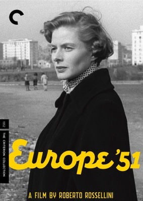 Europa '51 movie poster (1952) metal framed poster