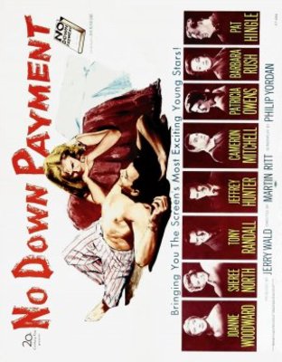 No Down Payment movie poster (1957) canvas poster