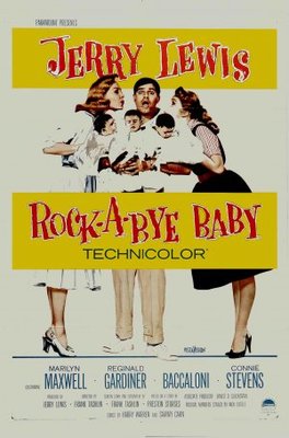 Rock-a-Bye Baby movie poster (1958) poster with hanger