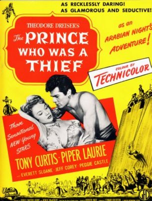 The Prince Who Was a Thief movie poster (1951) t-shirt