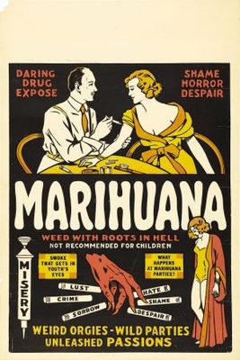 Marihuana movie poster (1936) t-shirt