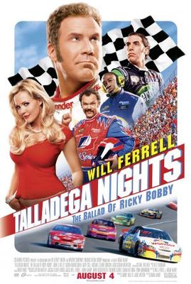 Talladega Nights: The Ballad of Ricky Bobby movie poster (2006) tote bag