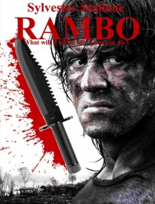 Rambo movie poster (2008) Stickers MOV_b389370a