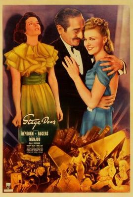 Stage Door movie poster (1937) wood print