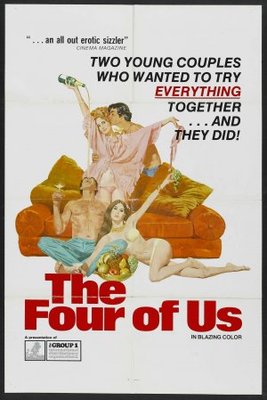 The Four of Us movie poster (1974) Stickers MOV_b3ad1f38