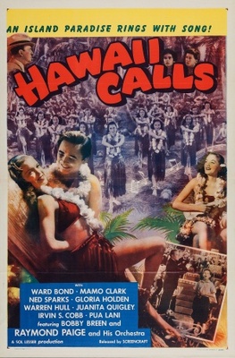 Hawaii Calls movie poster (1938) metal framed poster
