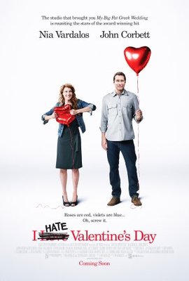 I Hate Valentine's Day movie poster (2009) wooden framed poster