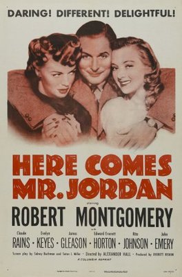 Here Comes Mr. Jordan movie poster (1941) metal framed poster