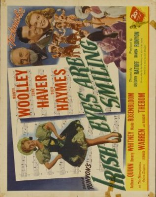 Irish Eyes Are Smiling movie poster (1944) poster with hanger