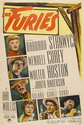 The Furies movie poster (1950) metal framed poster