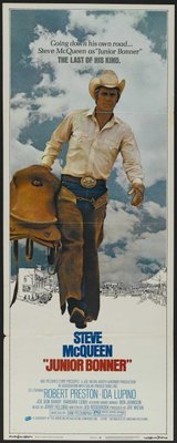 Junior Bonner movie poster (1972) wooden framed poster