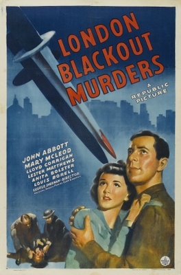 London Blackout Murders movie poster (1943) wooden framed poster