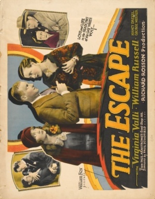 The Escape movie poster (1928) canvas poster