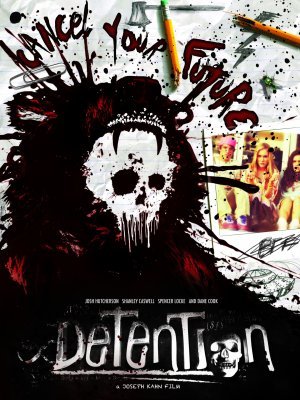 Detention movie poster (2011) wooden framed poster