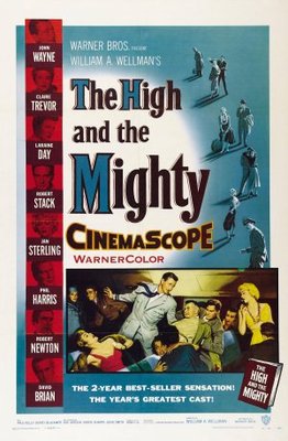 The High and the Mighty movie poster (1954) wooden framed poster