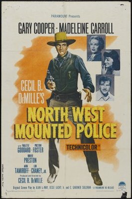 North West Mounted Police movie poster (1940) pillow