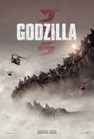 Godzilla movie poster (2014) Longsleeve T-shirt #1097789