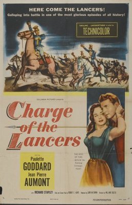 Charge of the Lancers movie poster (1954) Poster MOV_b4956e92