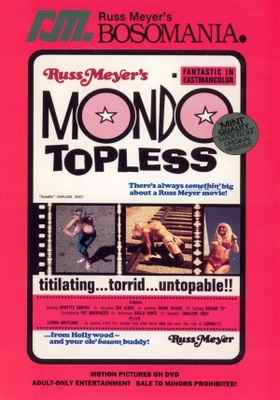 Mondo Topless movie poster (1966) wooden framed poster