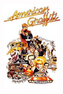 American Graffiti movie poster (1973) canvas poster