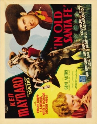 In Old Santa Fe movie poster (1934) poster with hanger