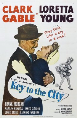 Key to the City movie poster (1950) Stickers MOV_b4d85665