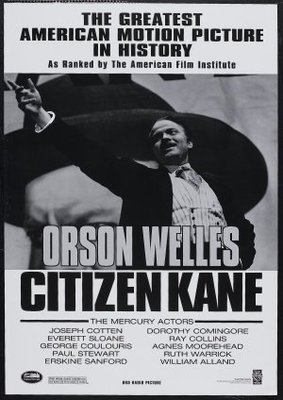 Citizen Kane movie poster (1941) wood print